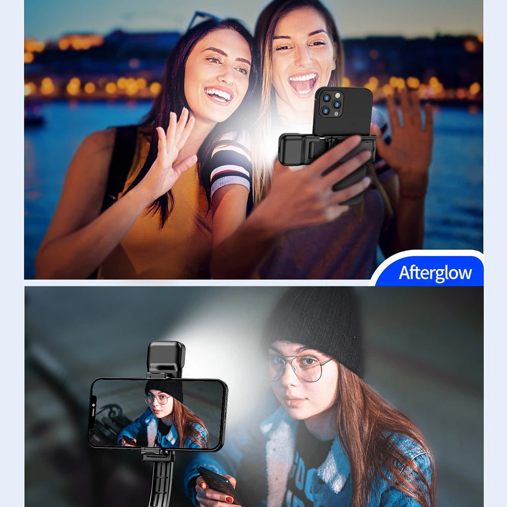 Selfie Stick Bluetooth Techsuit C01s, Universal, Musta