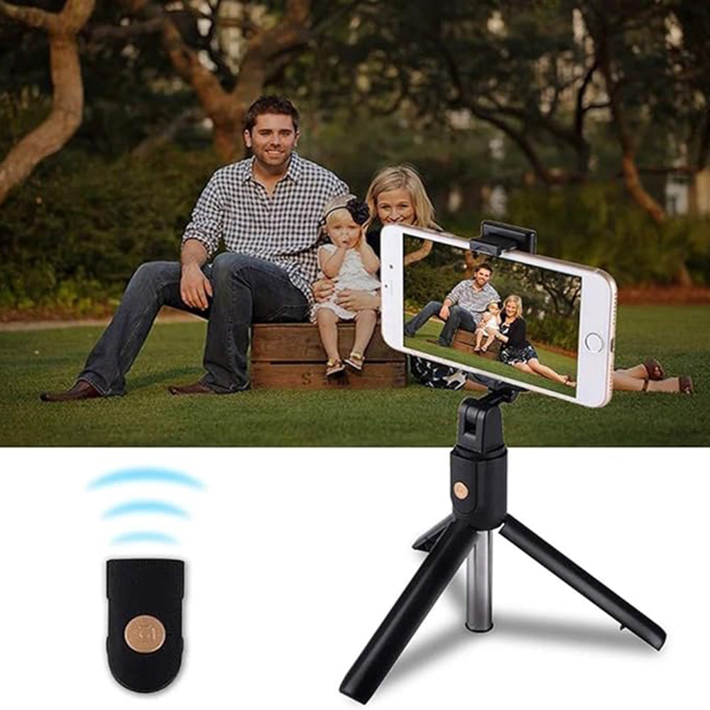 Selfie Stick Bluetooth Techsuit K07, Universal, Musta