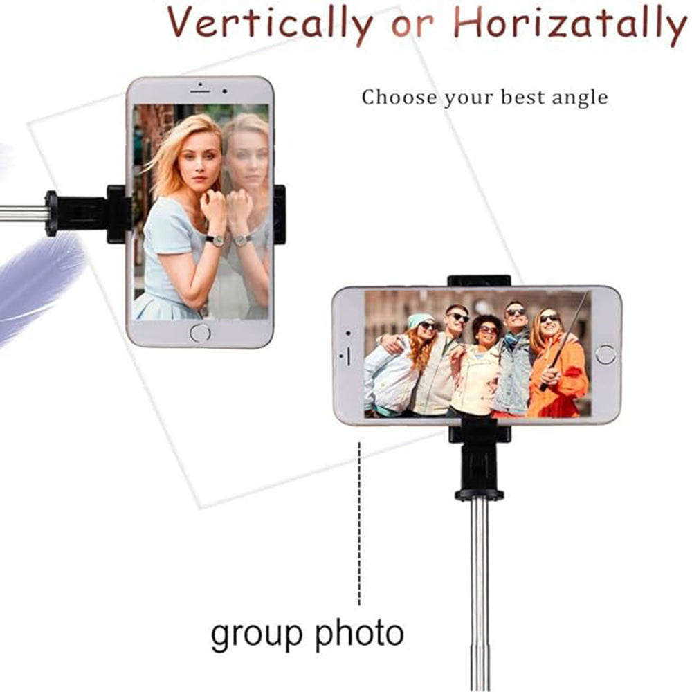 Selfie Stick Bluetooth Techsuit K07, Universal, Musta