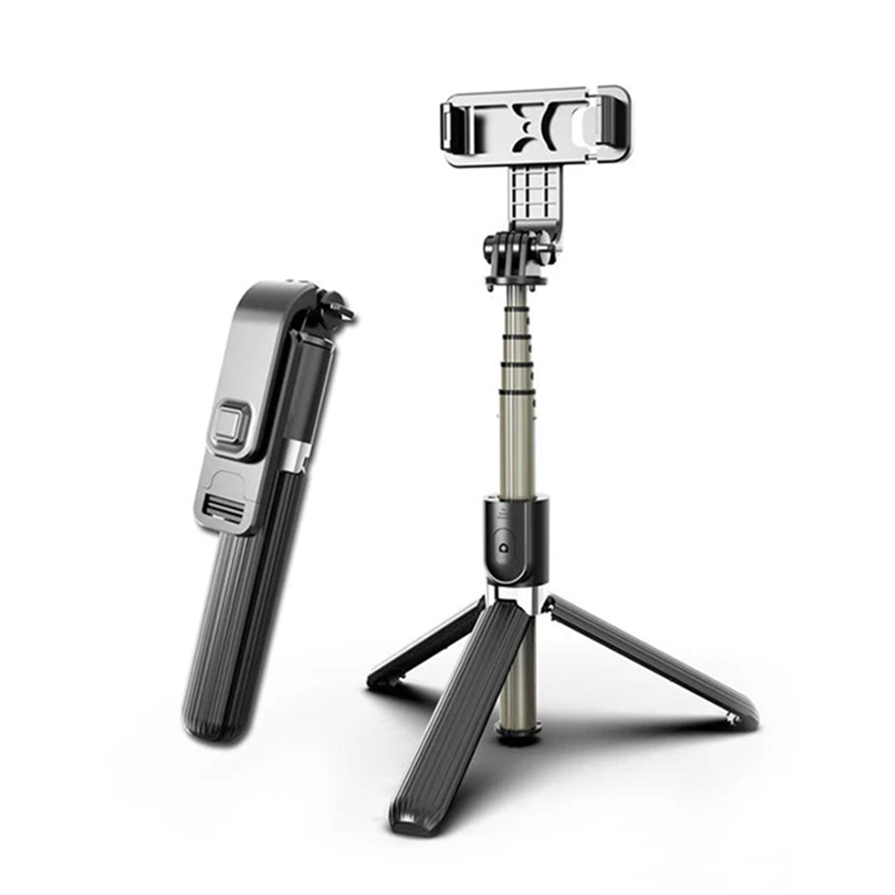 Selfie Stick Bluetooth Techsuit L03, Universal, Musta
