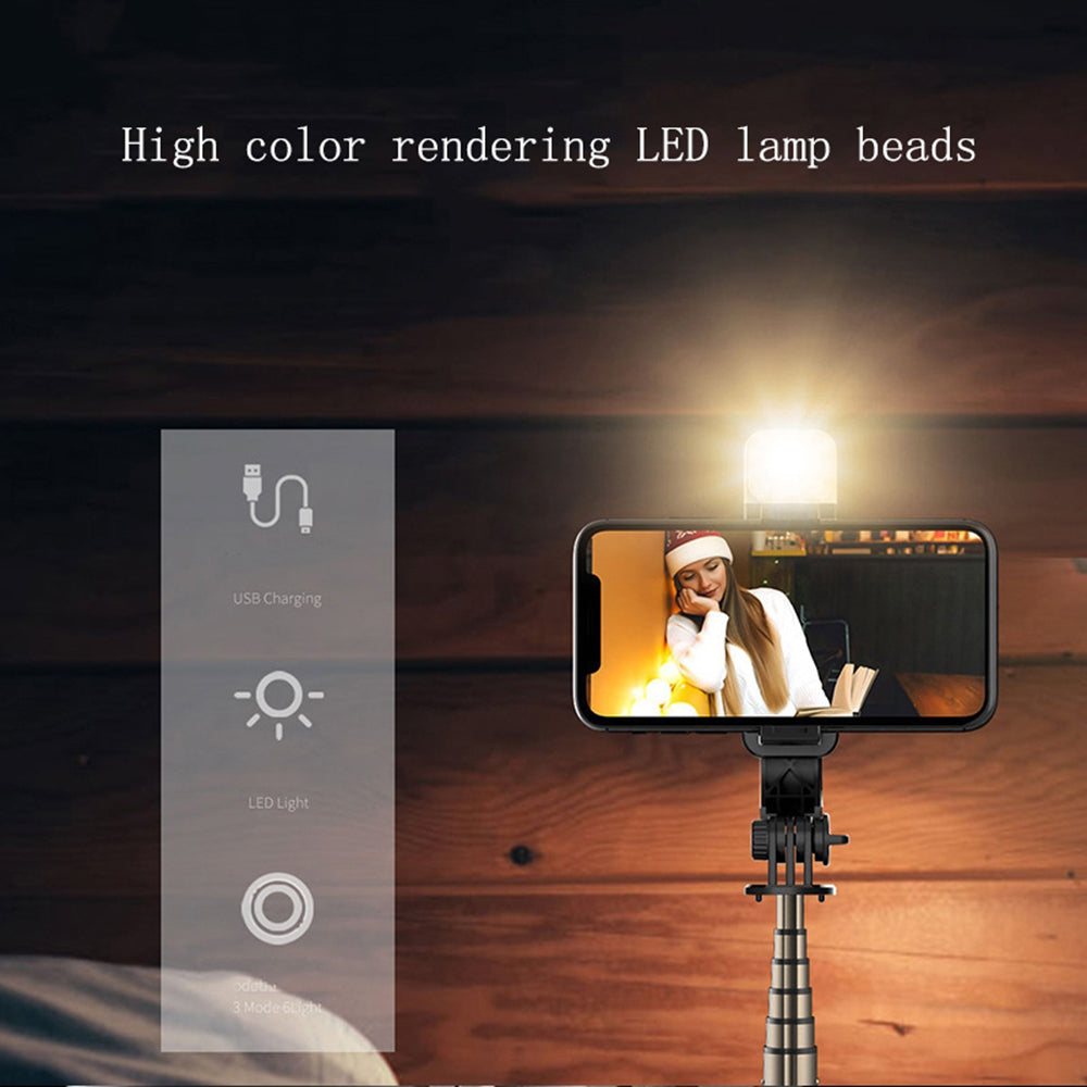 Selfie Stick Bluetooth Techsuit L11s, Universal, Musta