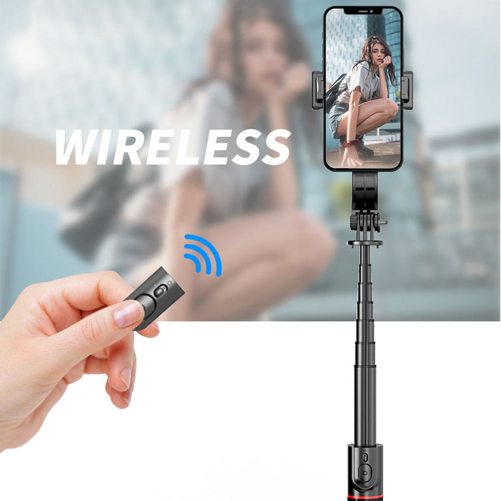 Selfie Stick Bluetooth Techsuit L12, Universal, Musta