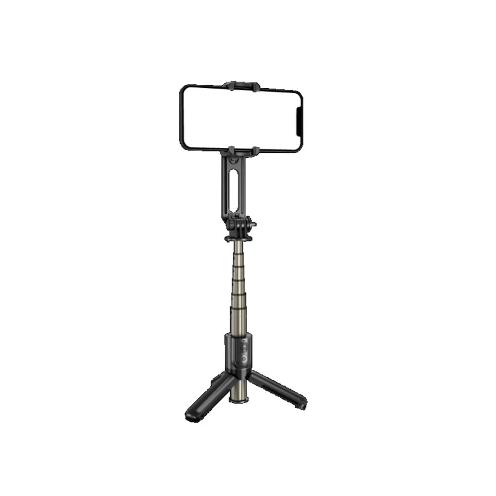 Selfie Stick Bluetooth Techsuit L18Mini, Universal, Musta