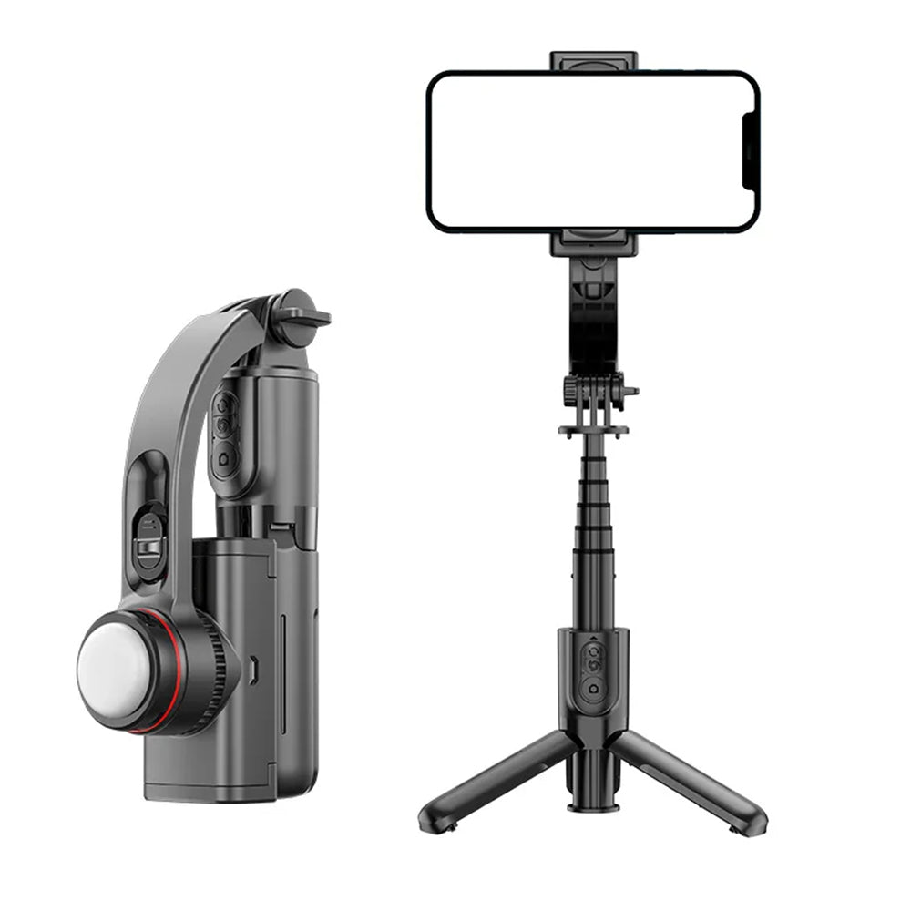 Selfie Stick Bluetooth Techsuit L18sMini, Universal, Musta