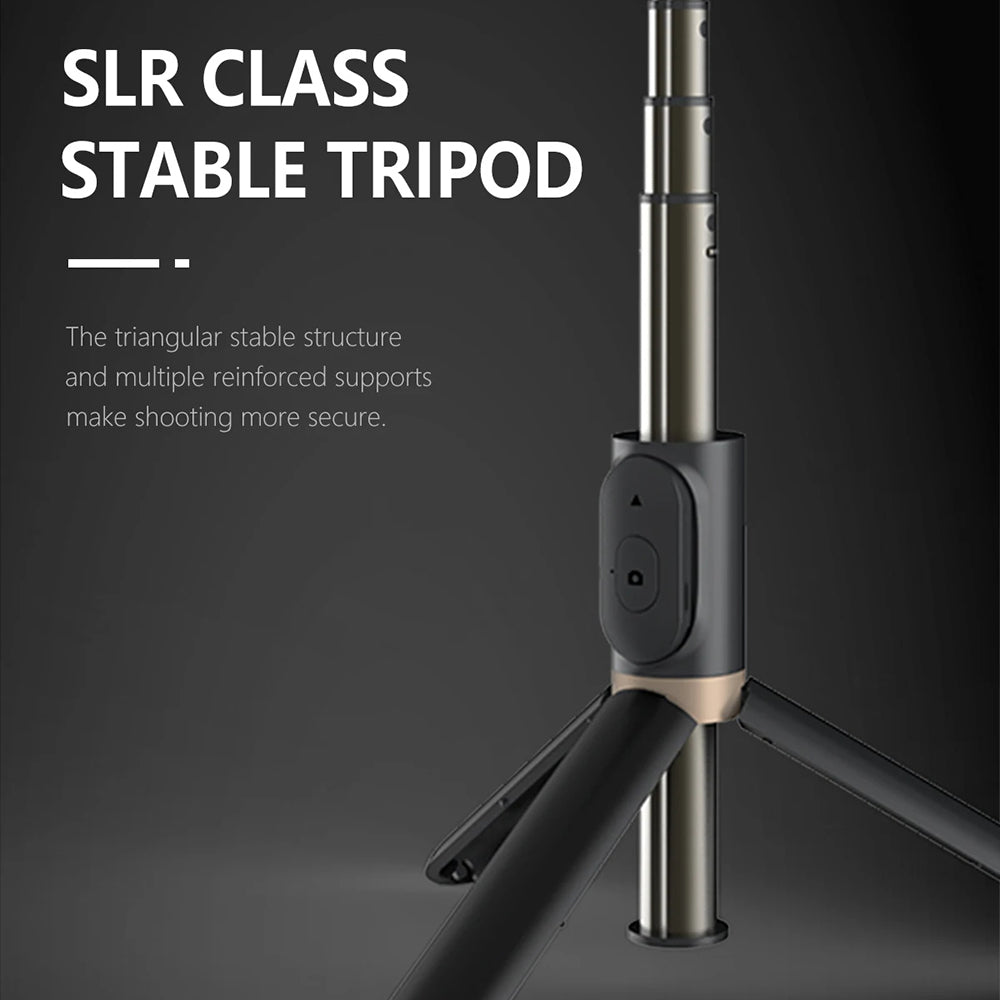 Selfie Stick Bluetooth Techsuit Q03s, Universal, Musta