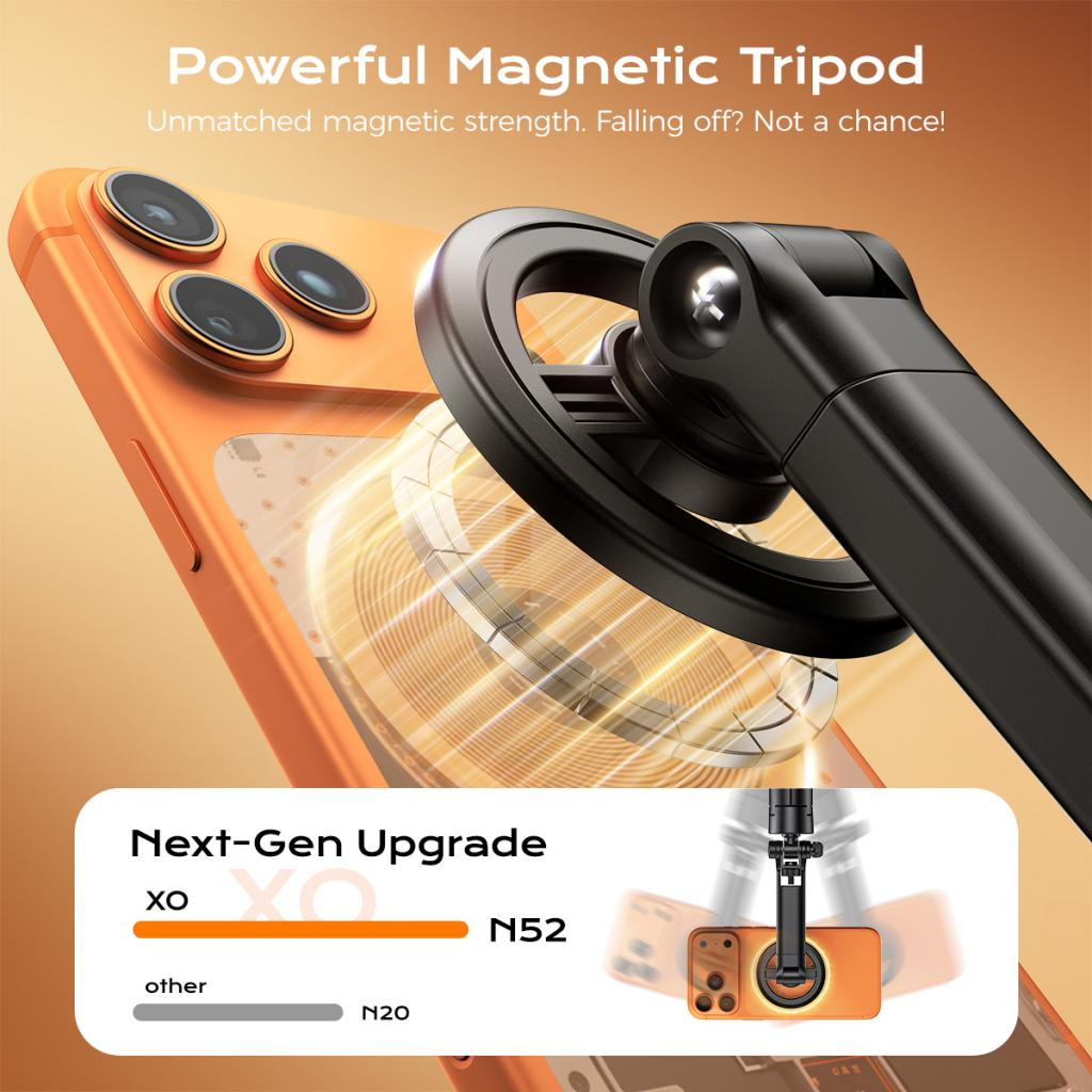 Selfie-tikku Bluetooth XO Design SS30, Universaali, Musta