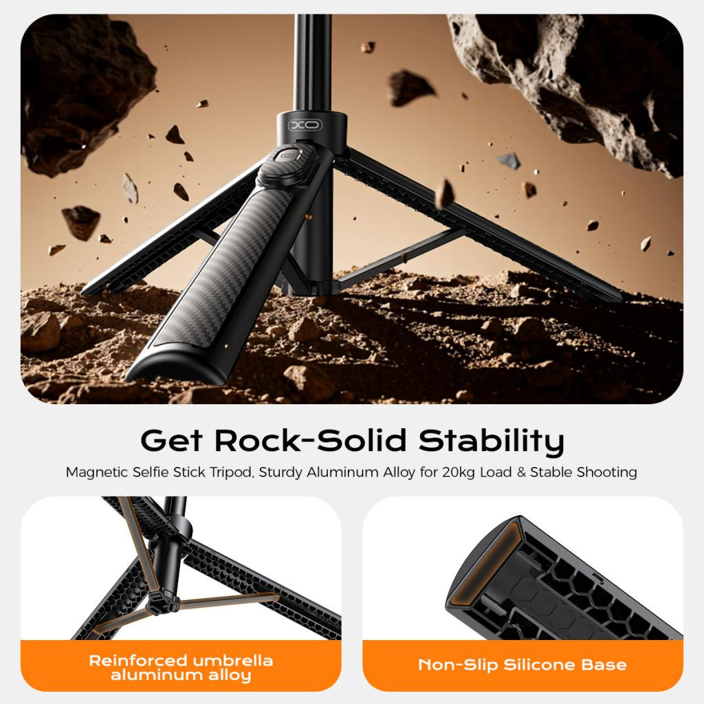Selfie-tikku Bluetooth XO Design SS30, Universaali, Musta