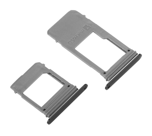 SIM-kortin pidike - Samsung Galaxy A5 (2017) A520 / A7 (2017) A720, musta