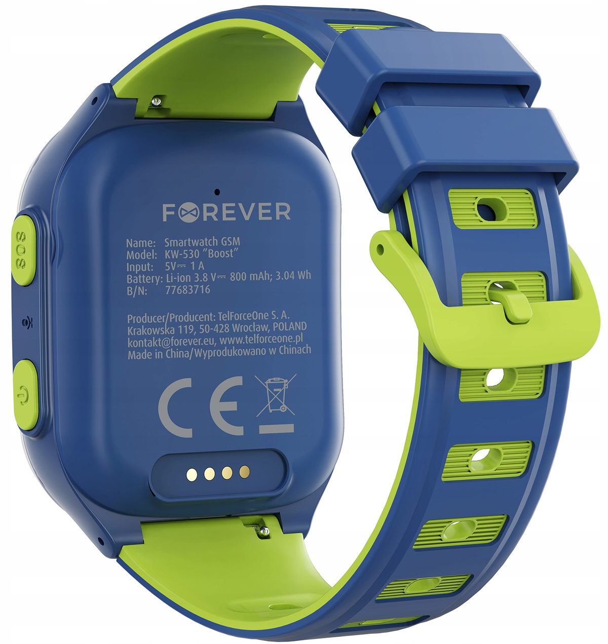 Älykello Forever Kids Boost KW-530 Call, Sininen