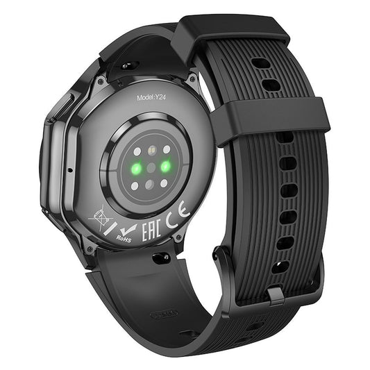 Smartwatch HOCO Y24 Call, Musta
