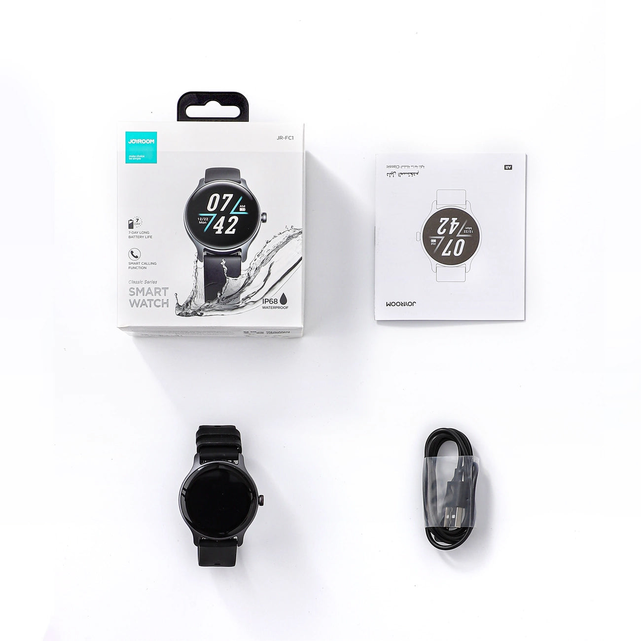Smartwatch Joyroom JR-FC1 Call, Gray