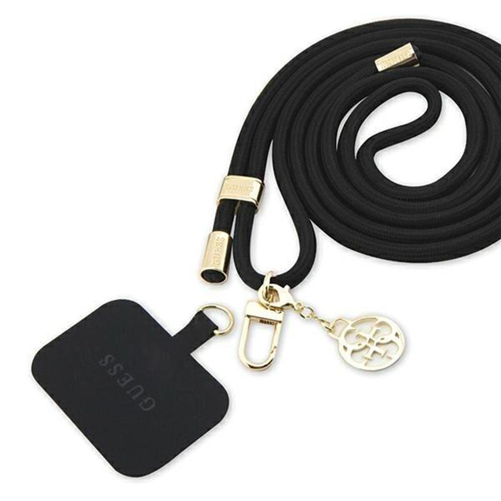 Guess CBDY 4G Charm -puhelinnyöri, Musta