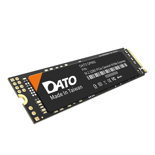Solid State Drive (SSD) Dato DP800, NVME M.2 2280, PCIe, 512GB, Musta DP800SSD-512GB