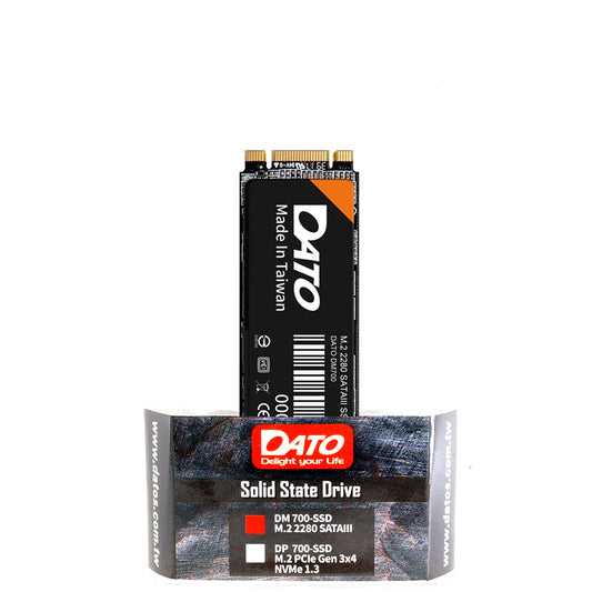 Solid State Drive (SSD) Dato, SATA III NGFF M.2 2280, 4TB, Musta DM700SSD-4TB