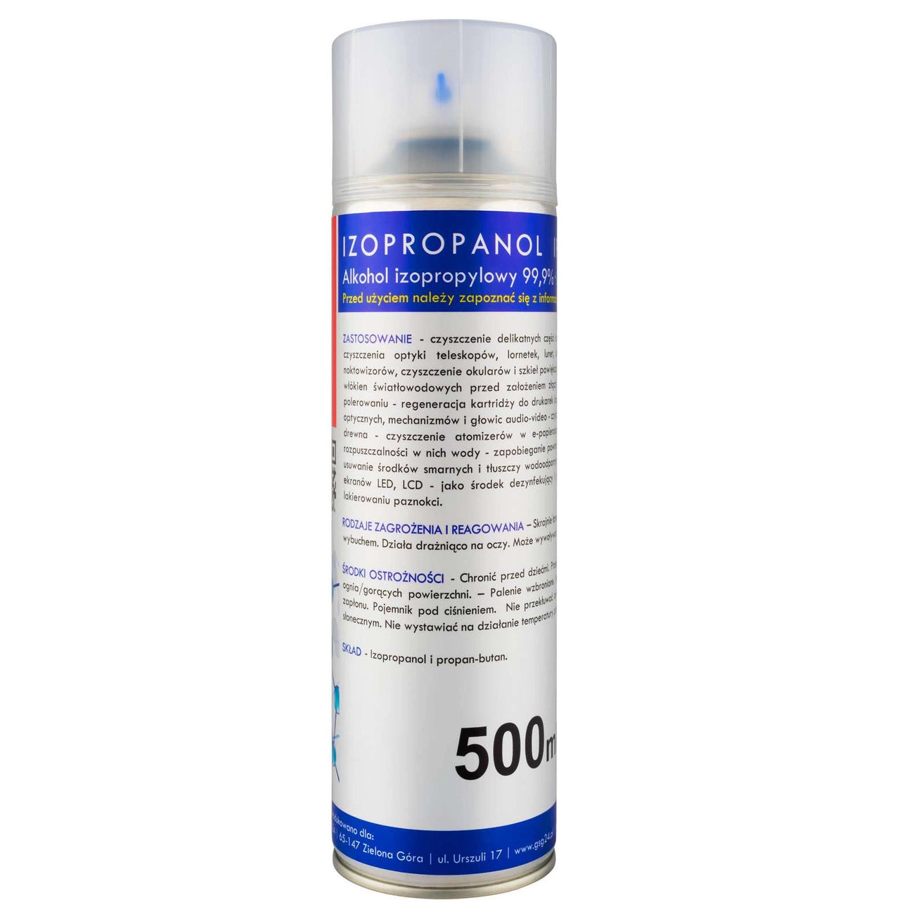 Spray Puhdistus Isopropanoli GSG24 I-Max, 500ml