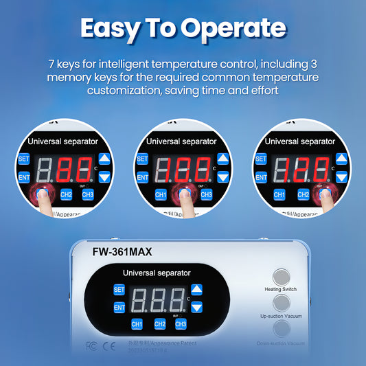 Näyttö Erotusaseman kosketusnäyttö Forward FW-361 Max.