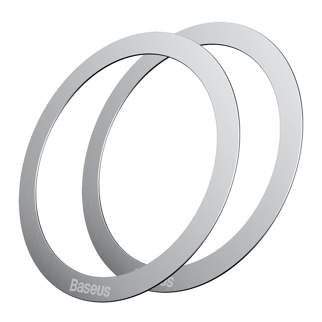 Baseus Halo metallitarra, 2 kappaleen setti, hopea PCCH000012