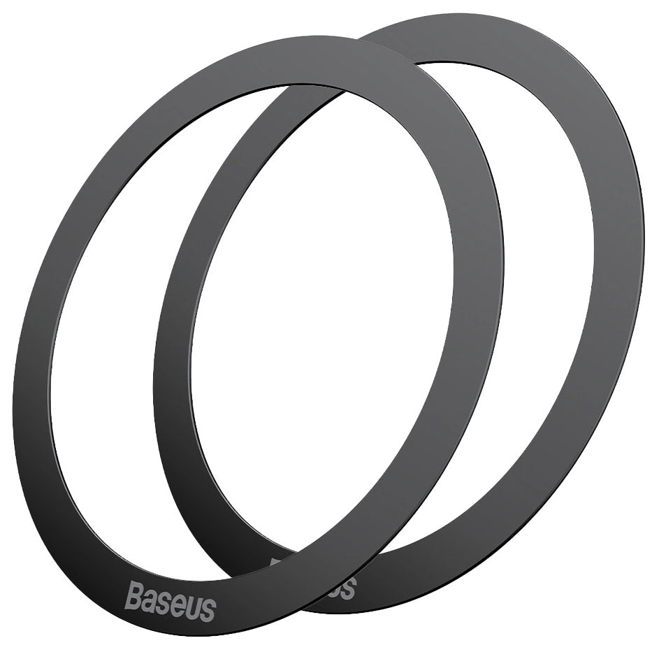 Baseus Halo metallitarra, 2 kappaleen setti, musta PCCH000001