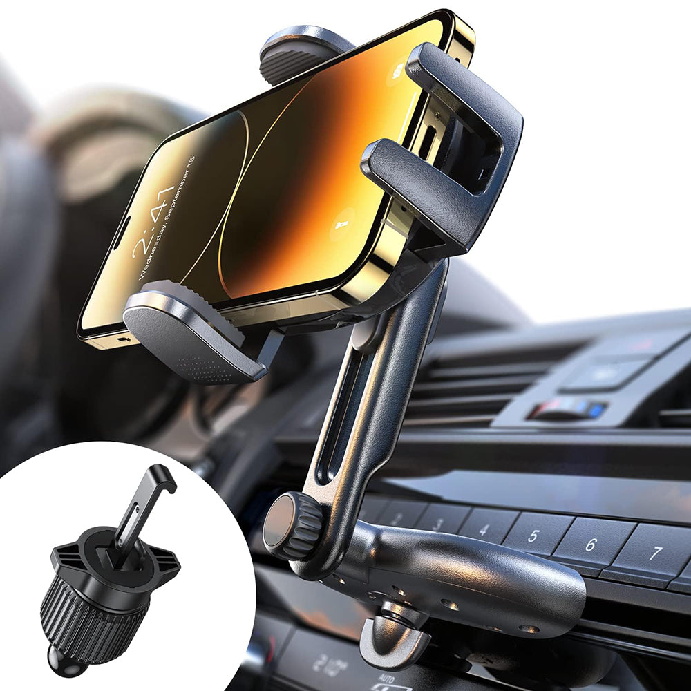 Auto Lisen 2in1 -teline, 4.7 tuumaa - 7.2 tuumaa, Musta YL0222040016