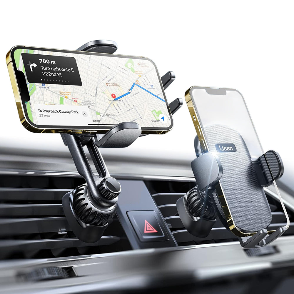 Auto Lisen -teline, 4.7 tuumaa - 7.2 tuumaa, Musta YL0222060011