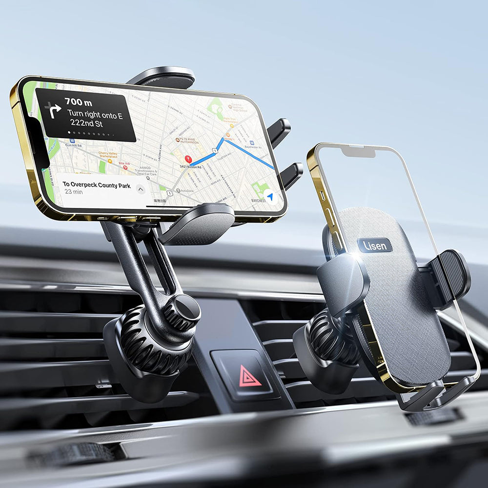 Auto Lisen -teline, 4.7 tuumaa - 7.2 tuumaa, Musta YL0222060011