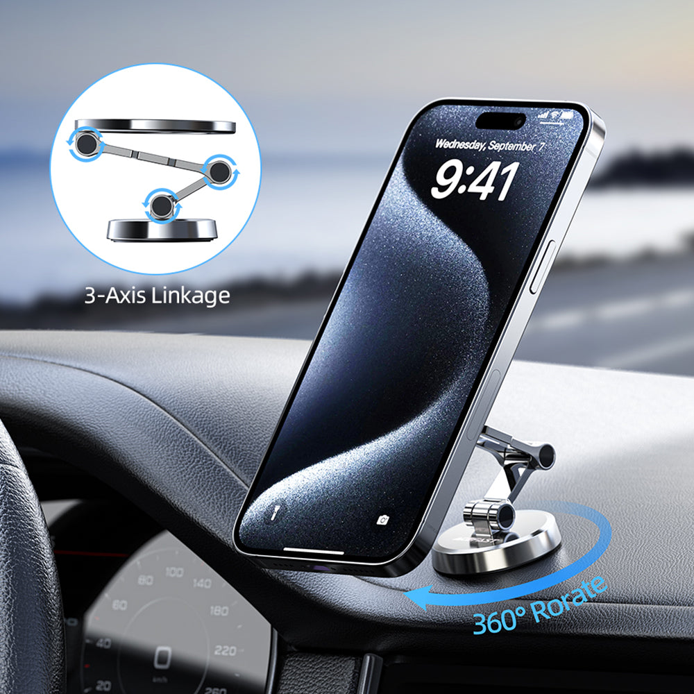 Acefast D20 Universal Magnetic Car Holder, Silver