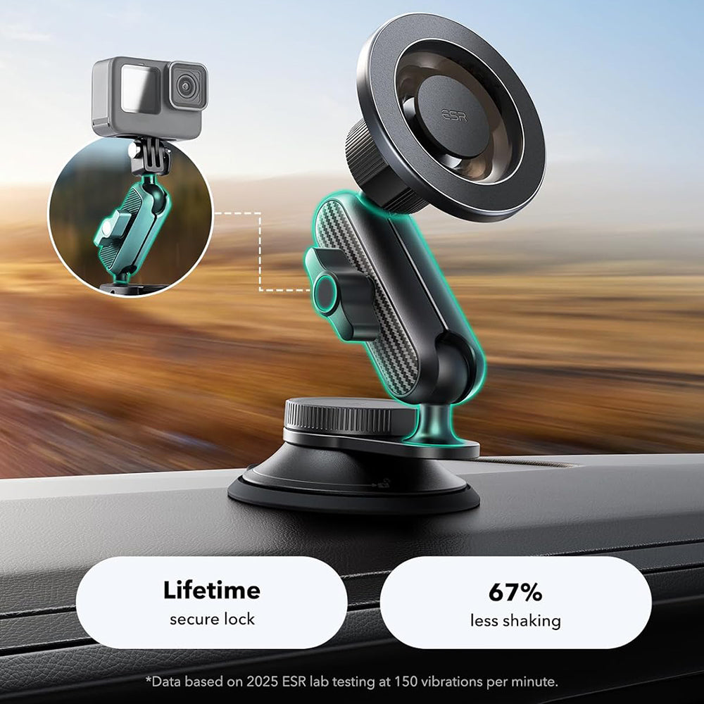 Magneettinen Autoteline ESR OmniLock Dash, Universaali, Musta