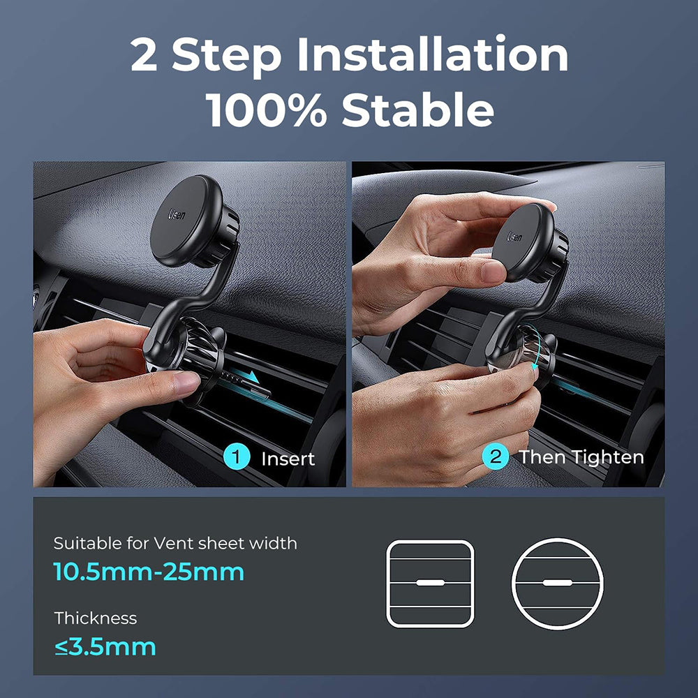 Magneettinen Autoteline Lisen, Universaali, Musta YL0222060002