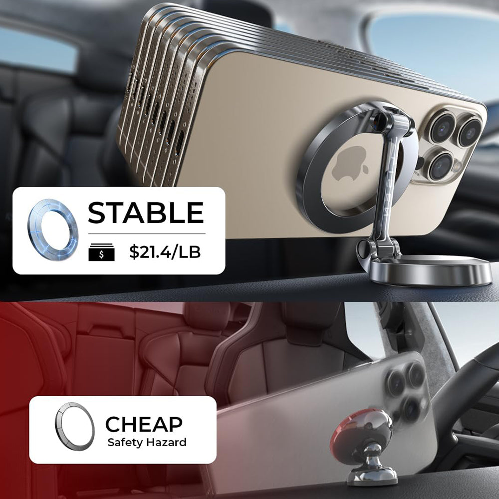 Magneettinen Autoteline Lisen, Universaali, Musta YL0224010003