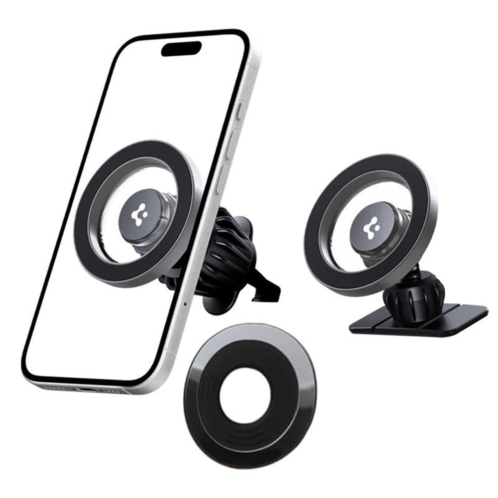 Magneettinen Autoteline Spigen MFT13, Universaali, Hopea ACP08314