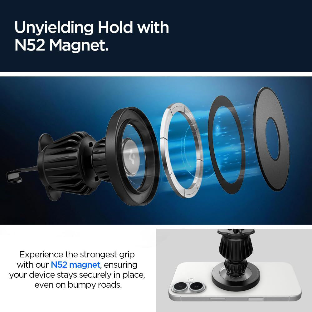 Magneettinen Autoteline Spigen MFT13, Universaali, Musta ACP08315