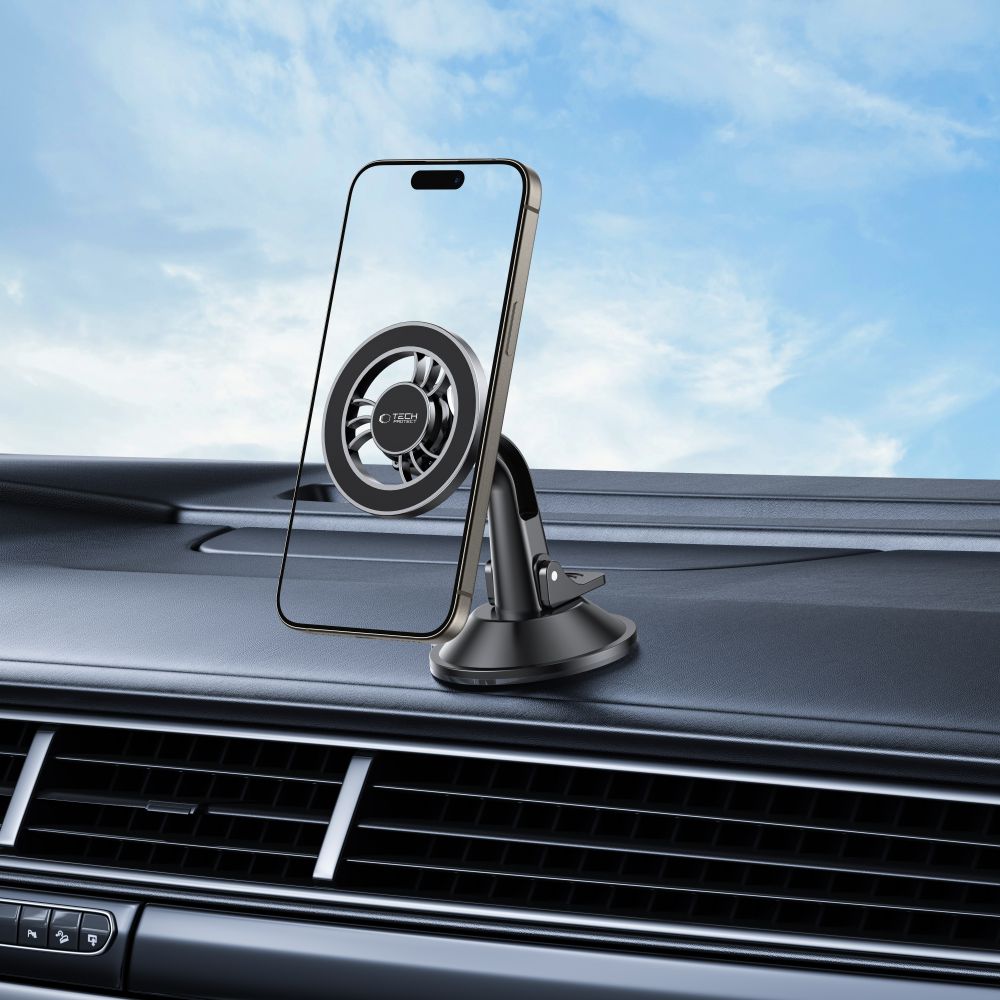 Magneettinen Autoteline Tech-Protect N56 Dash, Universaali, Musta