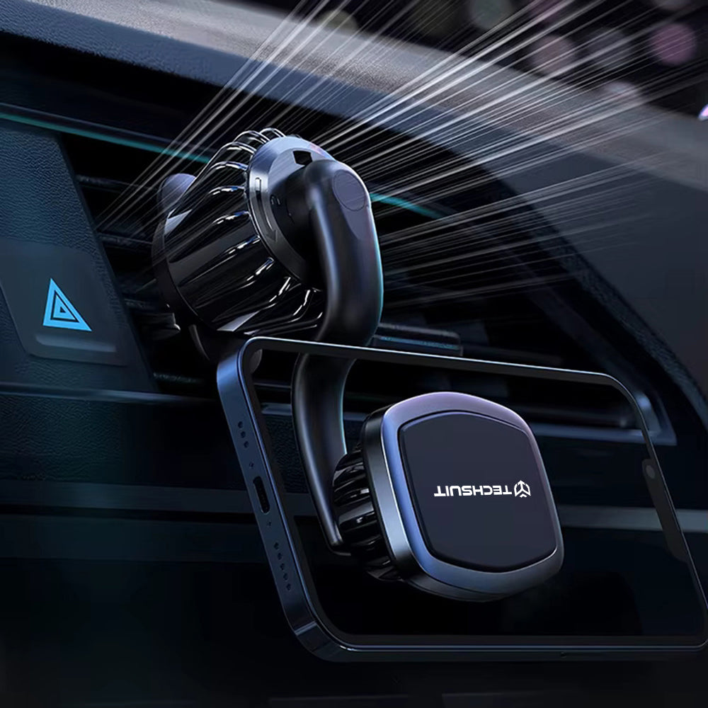 Magneettinen Auto Teline Techsuit S3, Universaali, Musta
