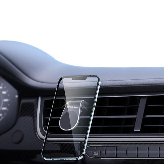 Magneettinen Autoteline Techsuit S7, Universaali, Hopea