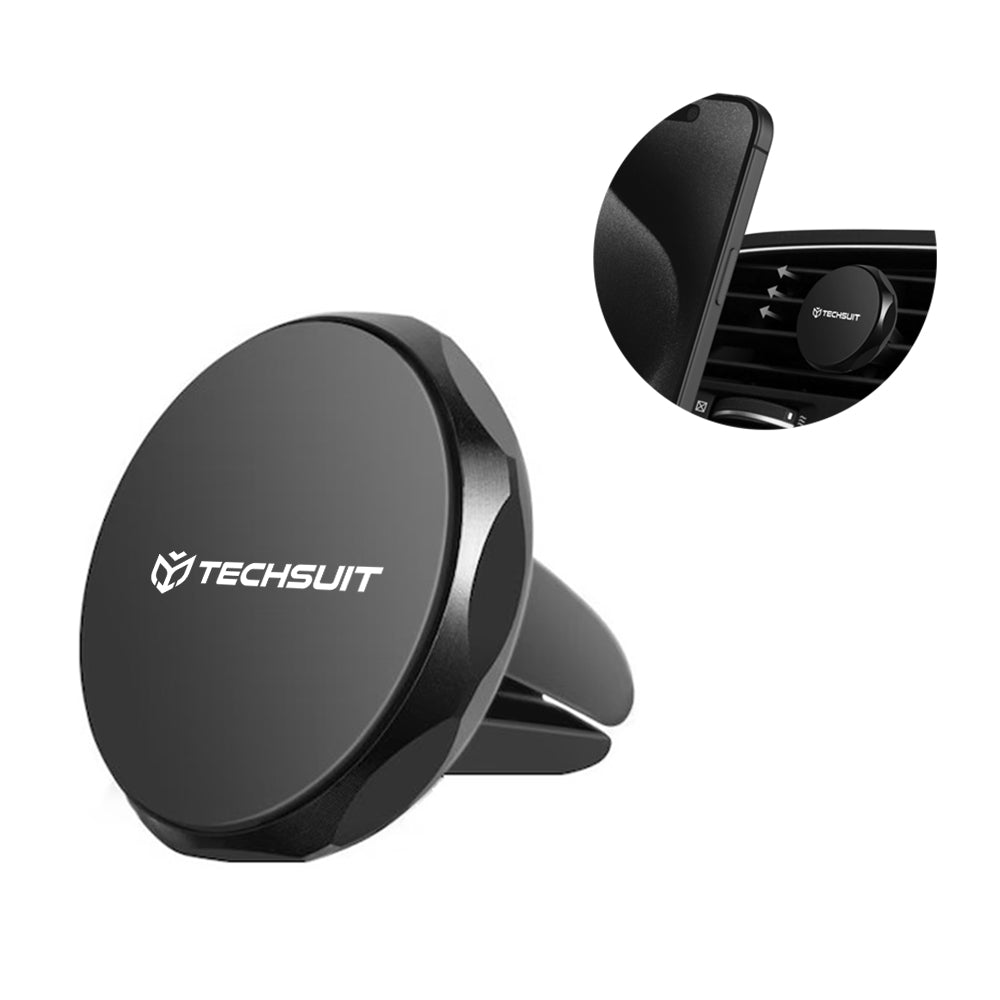 Magneettinen Auto Teline Techsuit S9, Universaali, Hopea
