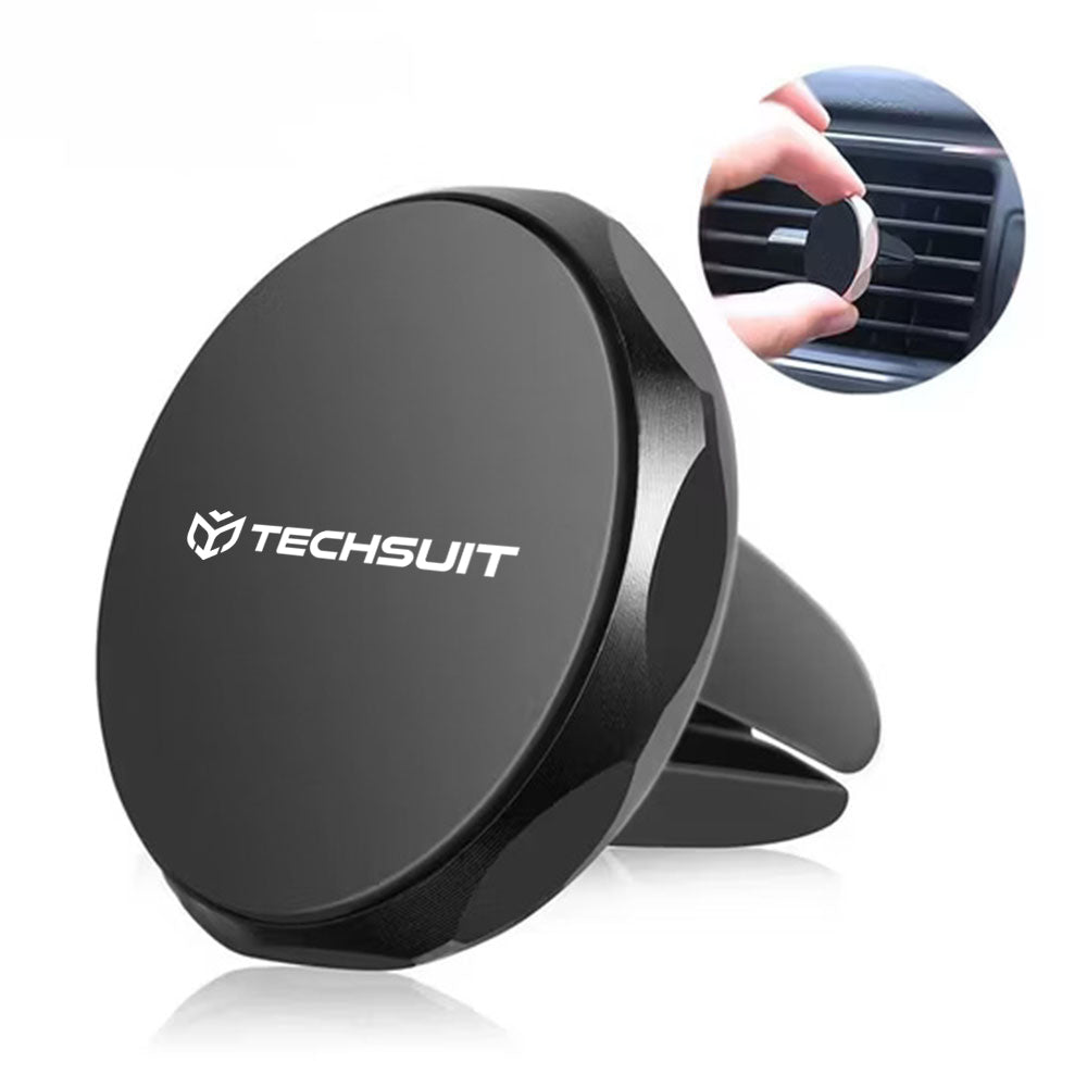 Magneettinen Auto Teline Techsuit S9, Universaali, Hopea