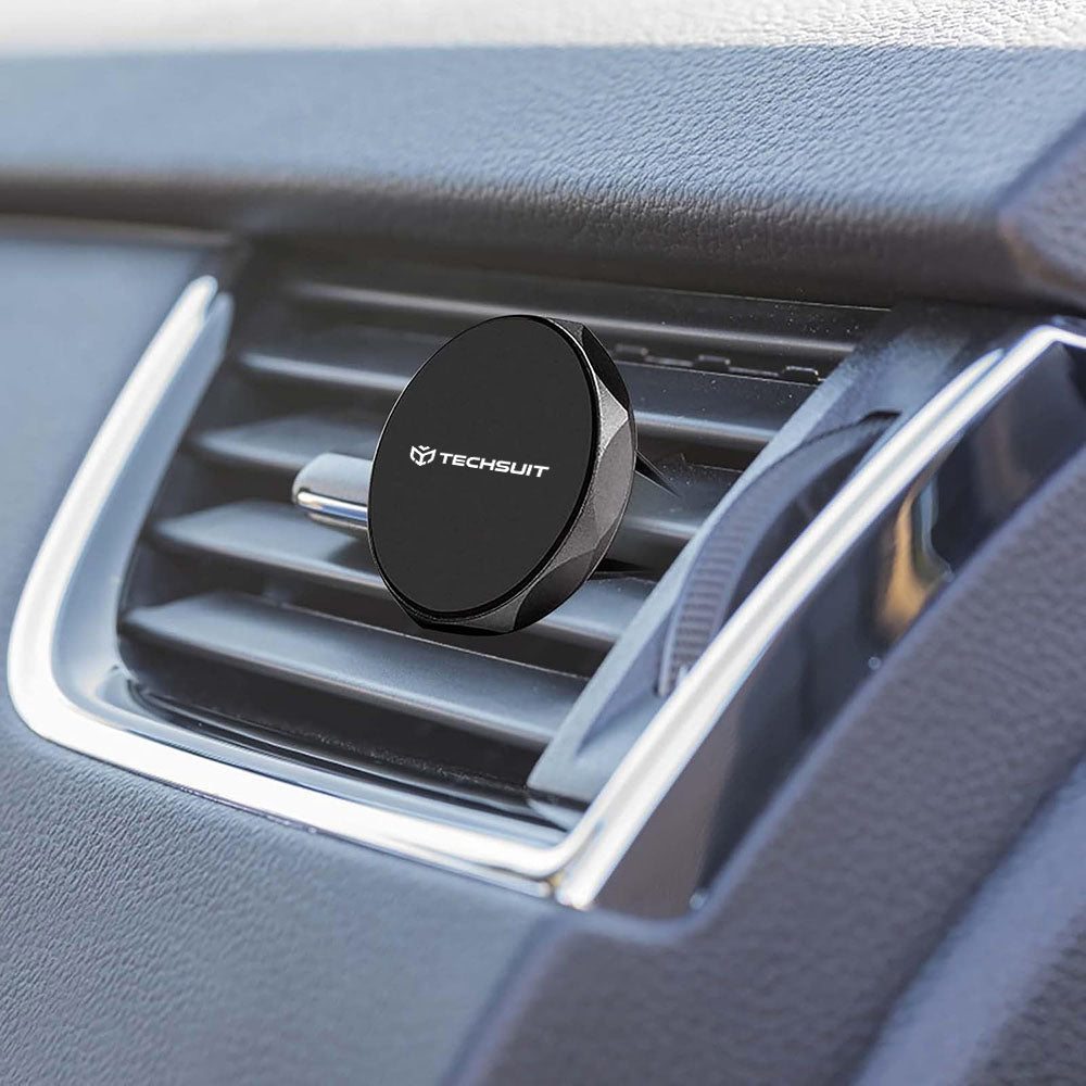 Magneettinen Auto Teline Techsuit S9, Universaali, Hopea