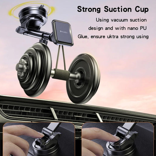 Magneettinen Autoteline Yesido C263, Universaali, Musta