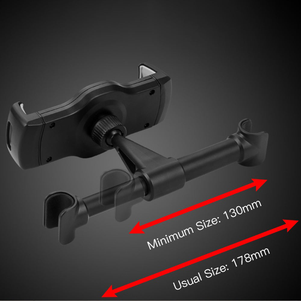 Autoteline Yesido C29 Pääntuelle Puhelimelle / Tabletille, 4 tuumaa - 10 tuumaa, Musta