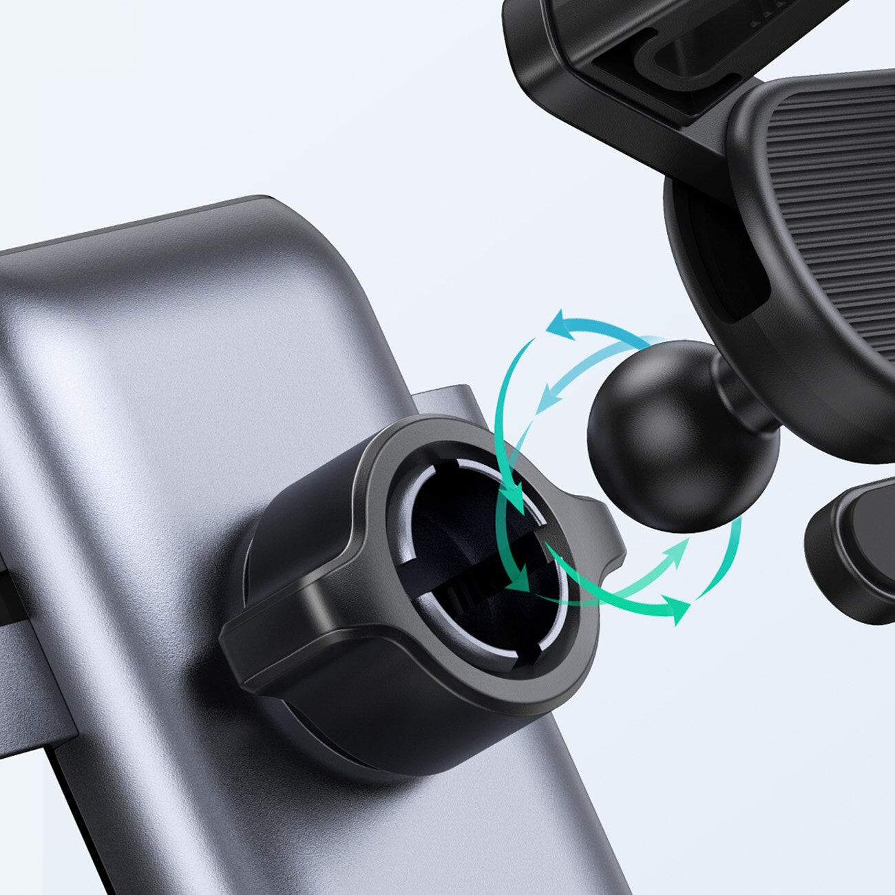 Autoteline UGREEN LP274, universaali, musta.