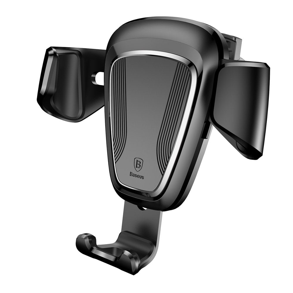 Baseus Air Vent Gravity Car Mount, 4 tuumaa - 6 tuumaa, musta SUYL-01