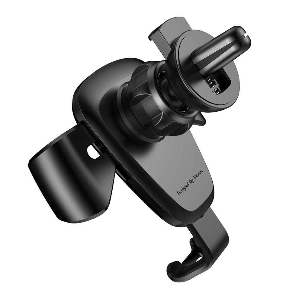 Baseus Air Vent Gravity Car Mount, 4 tuumaa - 6 tuumaa, musta SUYL-01