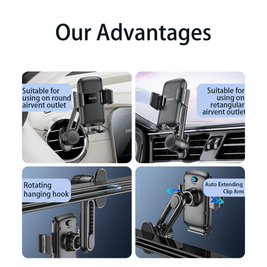 Autoteline Yesido C242, Universaali, Musta