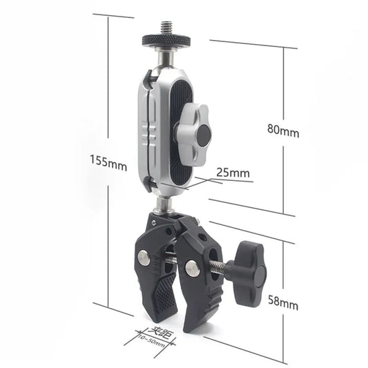 Pyörän urheilukameran pidike Techsuit JX-006 GoProlle, musta