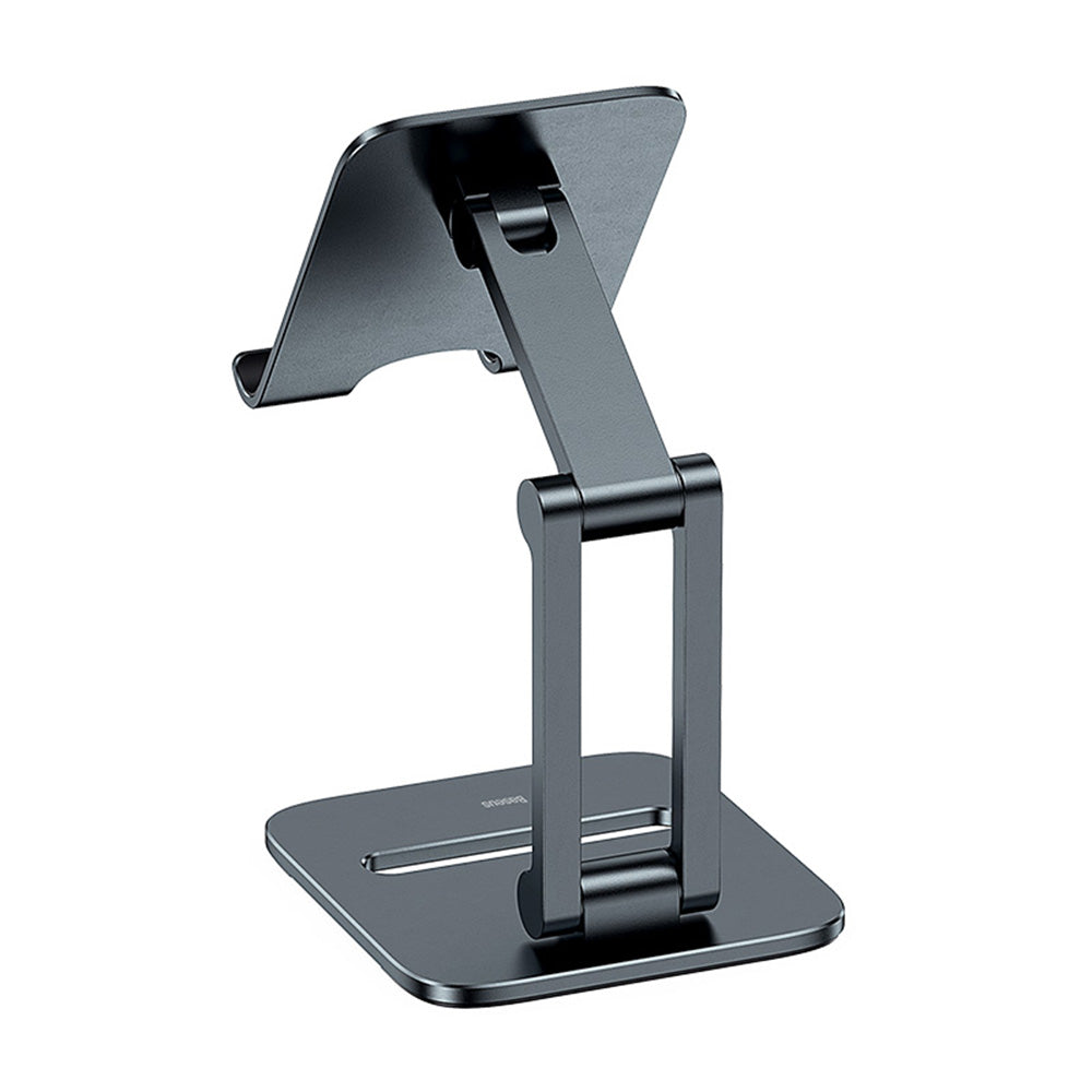 Baseus Biaxial -työpöydän teline puhelimelle / tabletille, universaali, harmaa LUSZ000013