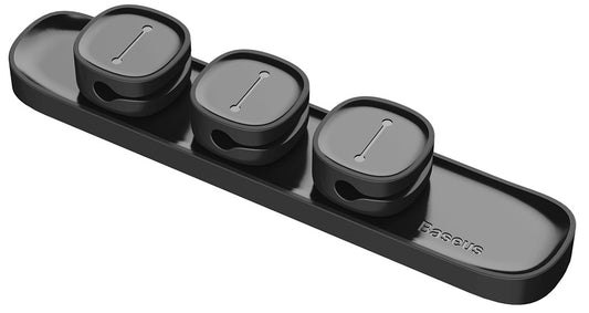 Kaapelinjärjestäjä Baseus Herneet, magneettinen, musta ACWDJ-01