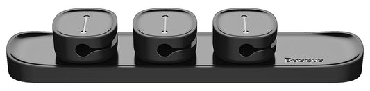 Kaapelinjärjestäjä Baseus Herneet, magneettinen, musta ACWDJ-01