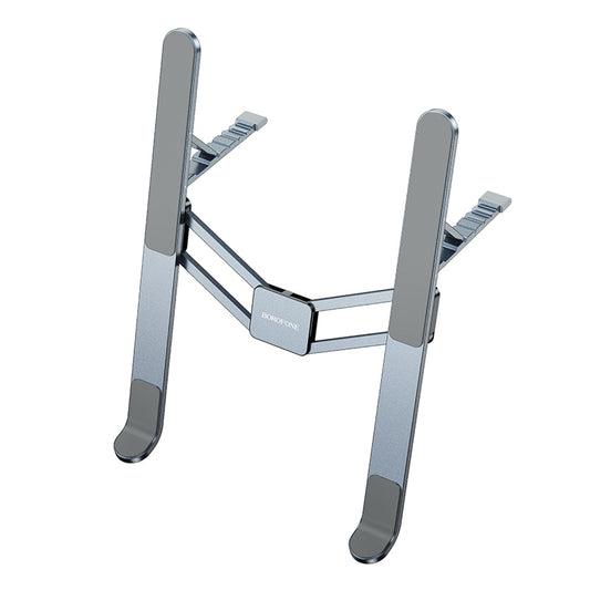 Borofone BH117 Graceful -teline kannettavalle tietokoneelle, max. 15,6 tuumaa, harmaa