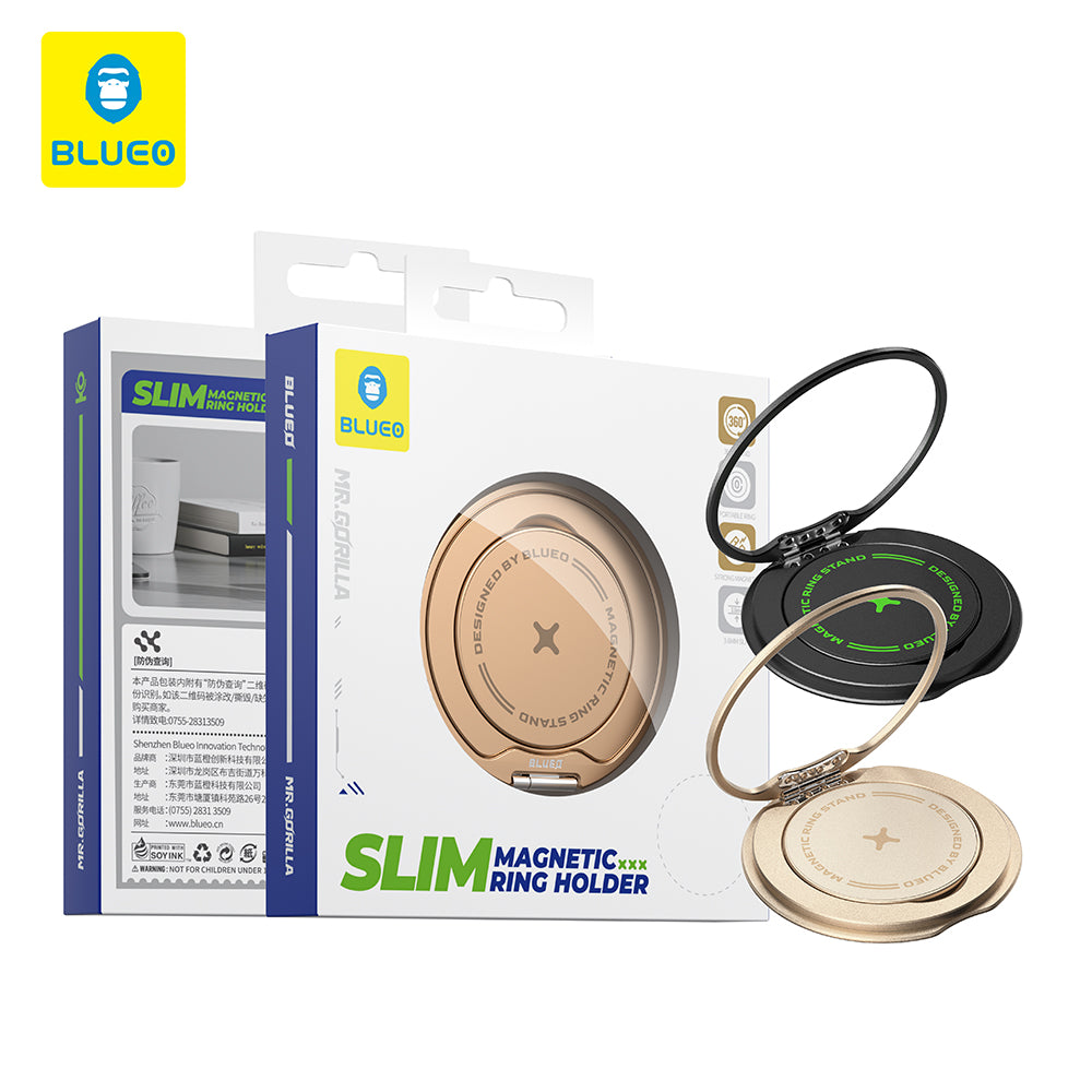Blueo Slim -rengastuki, universaali, kultainen