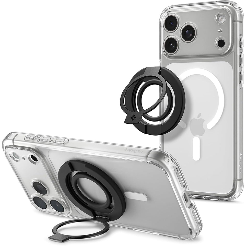 Spigen Dual Pop Mag S Sormituki, Yleinen, Musta AMP11735